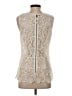 CAbi 100% Cotton Ivory Sleeveless Blouse Size S - photo 2