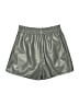 Altar'd State Metallic Silver Shorts Size S - photo 2