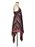 Express 100% Polyester Paisley Red Casual Dress Size XS - photo 4