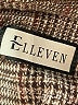 Elleven 100% Polyester Tweed Gray Blazer Size L - photo 6