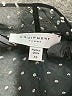 Equipment 100% Polyester Polka Dots Black Long Sleeve Blouse Size XS - photo 7