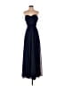 B2 by Jasmine 100% Polyester Solid Blue Cocktail Dress Size 2 - photo 1