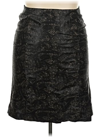 DANIER Faux Leather Skirt (view 1)
