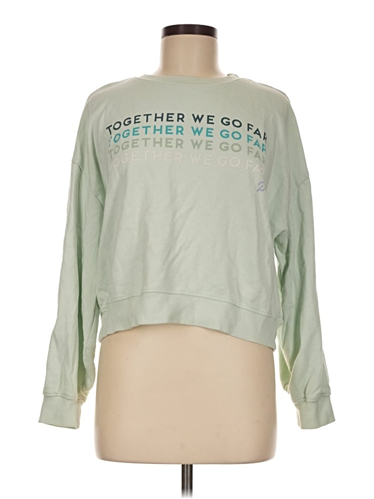 Pre-owned Peloton Sweatshirt In Green