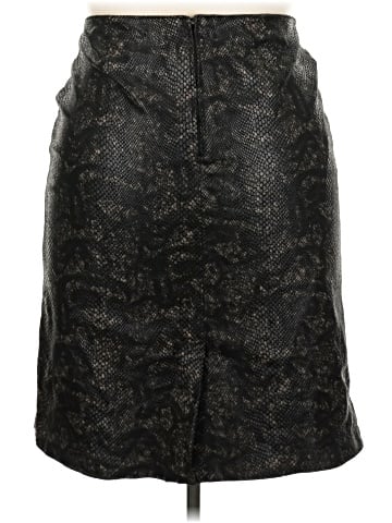 DANIER Faux Leather Skirt (view 2)