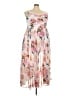 Torrid Floral Ivory Cocktail Dress Size 2X Plus (2) - photo 1