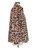 Unbranded Animal Print Brown Long Sleeve Blouse Size L - photo 4