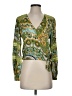Tiny 100% Rayon Green Long Sleeve Blouse Size XS - photo 1