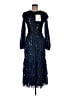 Mac Duggal 100% Polyester Blue Cocktail Dress Size 6 - photo 1
