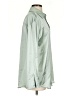 Zara Metallic Green Long Sleeve Blouse Size S - photo 4