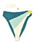 L Space Color Block Teal Swimsuit Bottoms Size L - photo 1