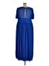 DB Studio 100% Polyester Blue Cocktail Dress Size 30 waist - photo 2
