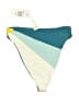 L Space Color Block Teal Swimsuit Bottoms Size L - photo 2