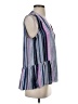 Vince Camuto 100% Polyester Purple Sleeveless Blouse Size S - photo 4
