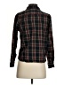 L.L.Bean 100% Cotton Plaid Black Long Sleeve Button-Down Shirt Size XS (petite) - photo 2