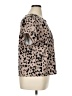 MELLODAY Animal Print Brown Short Sleeve Blouse Size XL - photo 4