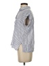 Rails Stripes Blue Short Sleeve Blouse Size S - photo 5