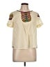 Cotélac Ivory Short Sleeve Blouse Size Lg (3) - photo 1
