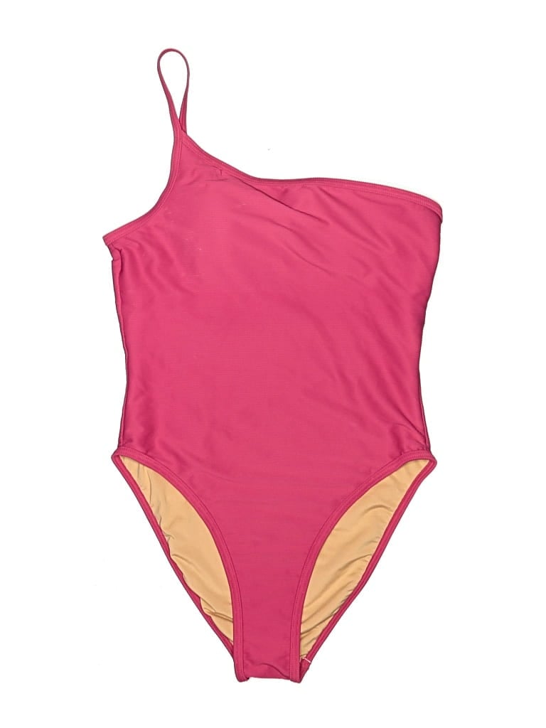 Pre-owned Jcrew One Piece Swimsuit In Pink