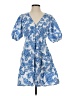 MELLODAY 100% Polyester Paisley Blue Casual Dress Size S - photo 1