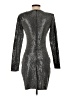 L'Atiste by Amy Metallic Silver Cocktail Dress Size S - photo 2