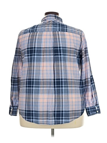 St. John's Bay Long Sleeve Button-Down Shirt (view 2)