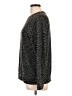 Loveappella Animal Print Gray Pullover Sweater Size L - photo 5