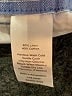 Talbots Stripes Blue Linen Pants Size Med Petite - photo 8