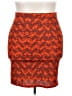 Lularoe Chevron-herringbone Orange Casual Skirt Size 2X - photo 1