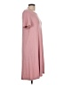 Gap Solid Pink Casual Dress Size L - photo 4