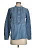 J.Crew Blue Long Sleeve Blouse Size S - photo 1