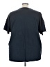 Unbranded Solid Blue Short Sleeve T-Shirt Size 4X - photo 2