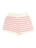 Unbranded Stripes Ivory Shorts Size L - photo 1