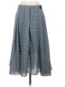 Ranna Gill 100% Polyester Checkered-gingham Blue Formal Skirt Size S - photo 2