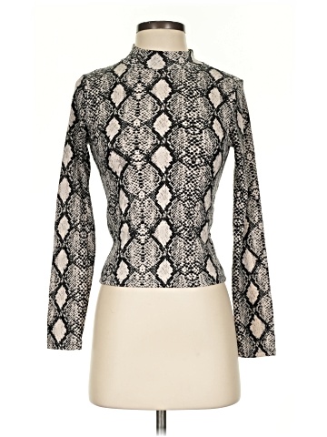 Caution to the Wind Long Sleeve Blouse (view 1)