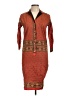 Jacaranda Orange Casual Dress Size 12 - photo 1