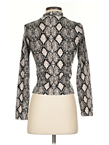 Caution to the Wind Long Sleeve Blouse (view 2)
