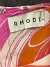 Rhode 100% Viscose Paisley Pink Casual Dress Size 4 - photo 7