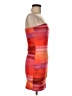 Shein Color Block Orange Red Cocktail Dress Size 6 - photo 4