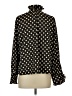 Maison d' Amelie Polka Dots Black Long Sleeve Blouse Size S - photo 2