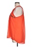 On Twelfth 100% Polyester Orange Sleeveless Blouse Size L - photo 5