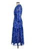 Just... Taylor 100% Polyester Paisley Blue Cocktail Dress Size 4 - photo 5