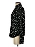 Haver Polka Dots Black Long Sleeve Blouse Size S - photo 5