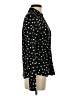 Haver Polka Dots Black Long Sleeve Blouse Size S - photo 4