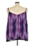 Torrid 100% Polyester Purple Sleeveless Blouse Size 4X Plus (4) - photo 2