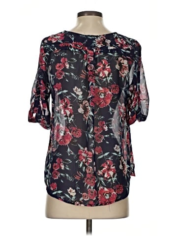 Skies Are Blue Short Sleeve Blouse (view 2)