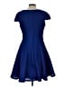 Julia Jordan 100% Polyester Solid Blue Cocktail Dress Size 12 - photo 2