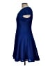 Julia Jordan 100% Polyester Solid Blue Cocktail Dress Size 12 - photo 5