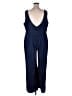 Unbranded Solid Blue Jumpsuit Size 4X - photo 2