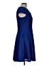 Julia Jordan 100% Polyester Solid Blue Cocktail Dress Size 12 - photo 4
